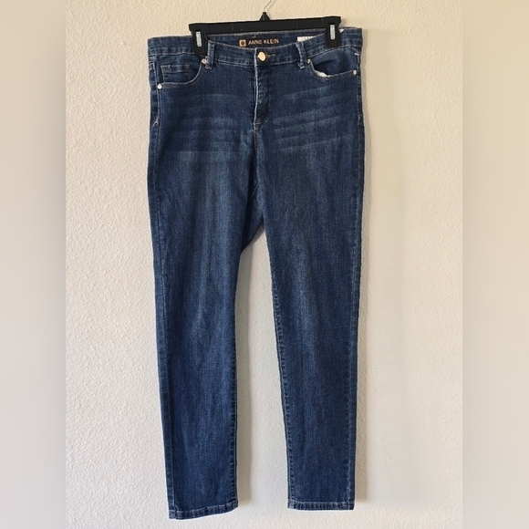 Anne Klein Jeans Womens  Blue High Rise Skinny 32×26 Light Wash Denim Streetwear - Picture 4 of 11